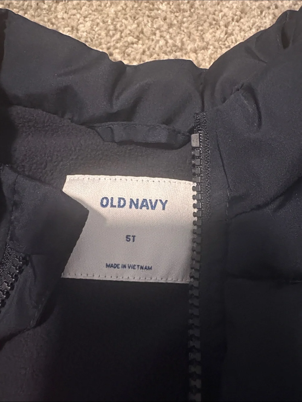 Old Navy Black Quilted Puffer Jacket